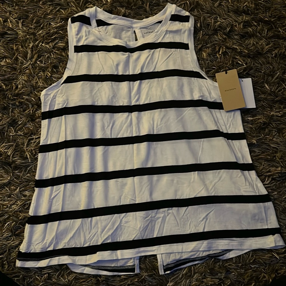 Black & white tank top